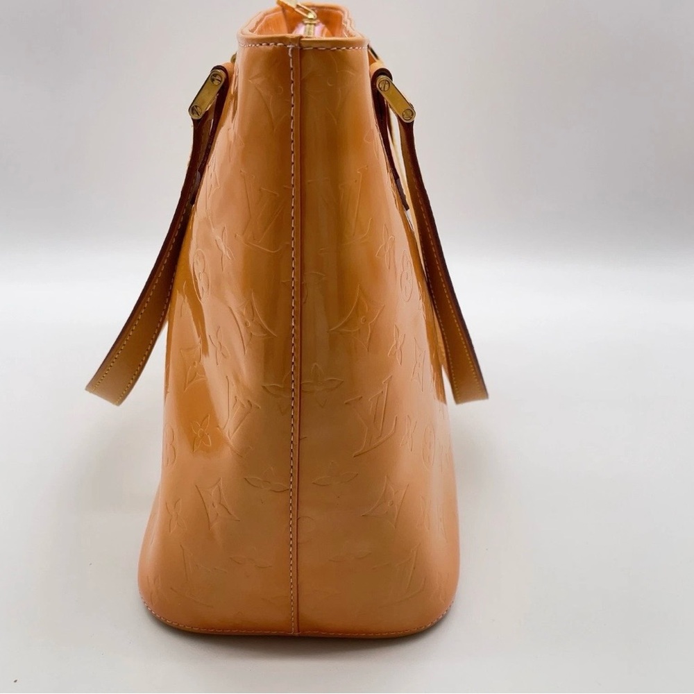 Louis Vuitton Orange Vernis Monogram Small Tote - Picture 2 of 13